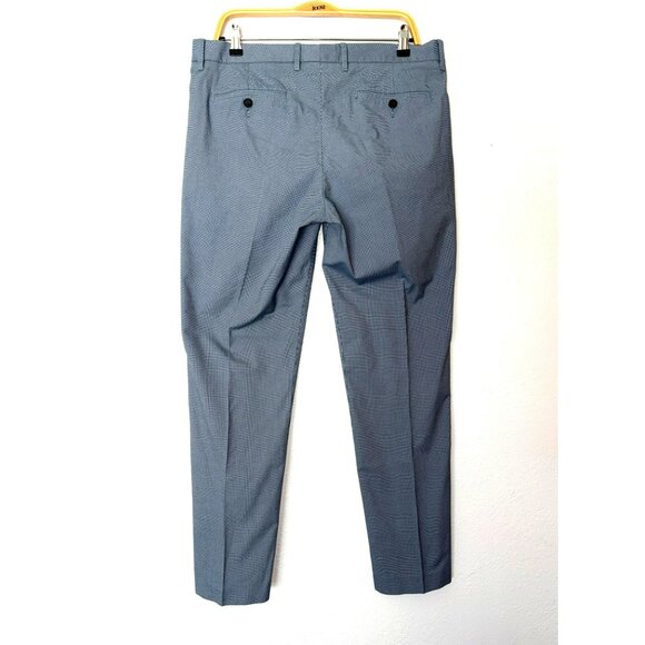 Bonobos Wednesday Blue Houndstooth Slim Fit Men's Golf Pants Size 34x30 - Picture 2 of 10